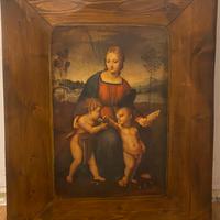 Dipinto madonna del cardellino