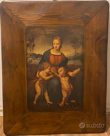 Dipinto madonna del cardellino