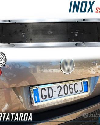 Portatarga Posteriore Cromato per BMW Acciaio Inox
