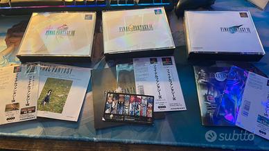 Fina fantasy 7 8 9 jap ps1 no ita playstation