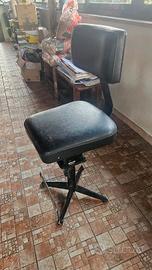 SEDILE MACCHINISTA TRENO METRO ROMA VINTAGE MODERN