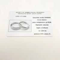 Orecchini oro 18KT diamanti 2.40 VVS G. DAMIANI