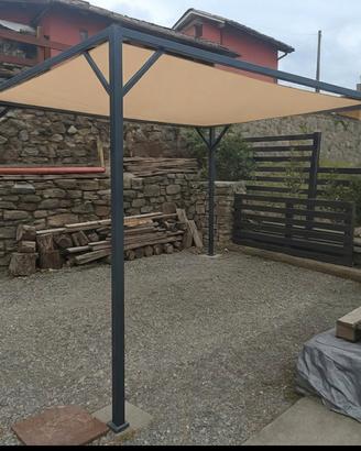 Gazebo da esterno in alluminio 3X4