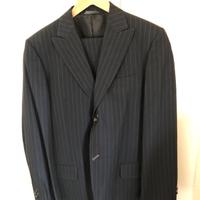 Abito blu scuro gessato tg.48 furstemberg