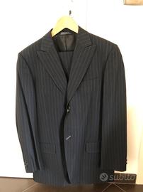 Abito blu scuro gessato tg.48 furstemberg