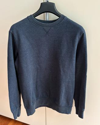Felpa magliocino blu da uomo taglia M