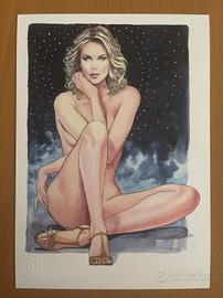 Omaggio a Charlize Theron di Milo Manara