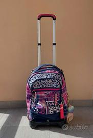 Zaino trolley scuola con 3 ruote (Seven)