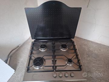 fornello a gas in acciaio inox