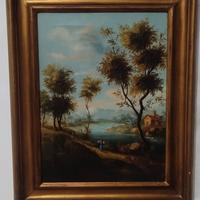 quadro antico olio su tela