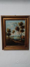 quadro antico olio su tela