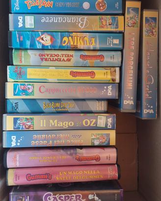videocassette cartoni animati 