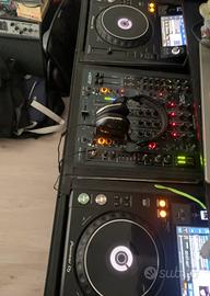 Mixer e lettori Pioneer Xdj Mk2 con casse Krk