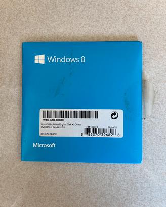 Microsoft Windows 8 originale 2 DVD 32 e 64 bit