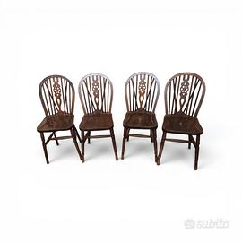 Set 4 sedie Windsor stile inglese