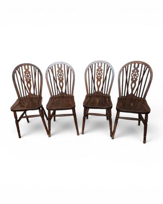 Set 4 sedie Windsor stile inglese