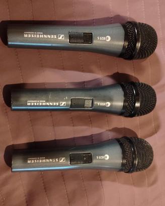 3 MICROFONI SENNHEISER – 2x e 825 S + 1x e 835 S