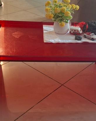 tavolino /porta riviste kartell usname rosso