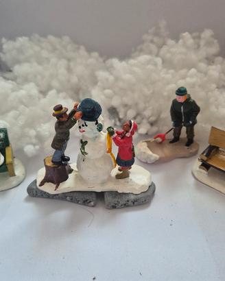 Lemax – Lotto con pupazzi di neve e personaggi