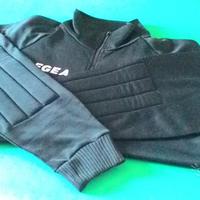 Maglia felpa nera portiere calcio Legea tg. L