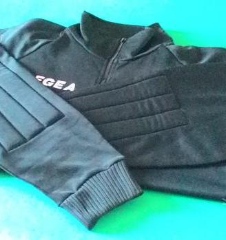 Maglia felpa nera portiere calcio Legea tg. L