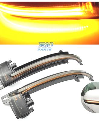 FRECCIE SPECCHIO PER AUDI A3 A4 A5 A6 Q3 LED NERO 