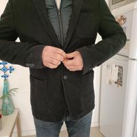 giacca uomo con inserto trapunta 