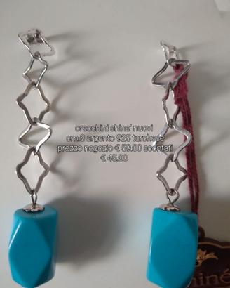 orecchini argento