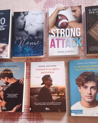 Romanzi romantici new adult vari titoli 