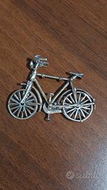 Bicicletta argento 800 in miniatura
