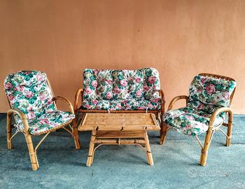 Set da giardino in bambù