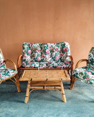 Set da giardino in bambù
