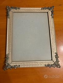 Cornice argentata 22x28 cm del 1950