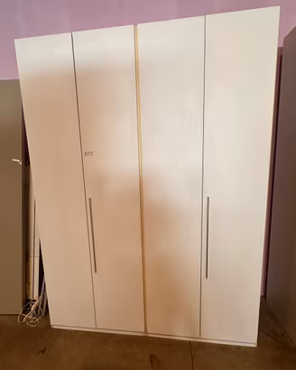 Armadio 4 ante bianco moderno