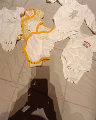 set body neonato 1/3 mesi