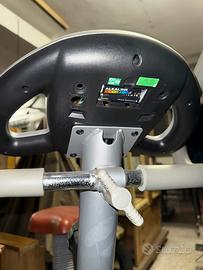 Cyclette JTL Stream argento display LCD