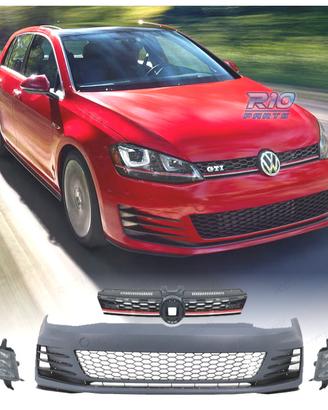 PARAURTI ANTERIORE VOLKSWAGEN VW GOLF 7 LOOK GTI +
