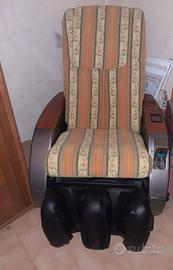 Poltrona vibromassaggiante con gettoniera incorpor