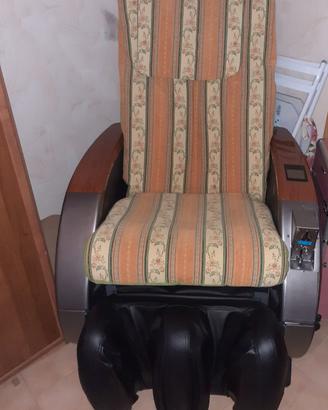 Poltrona vibromassaggiante con gettoniera incorpor