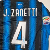 Maglia Inter Triplete ZANETTI autografata