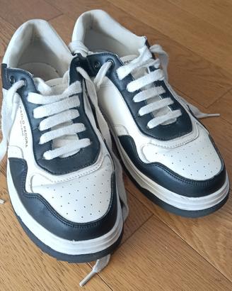 sneakers in pelle paolo pecora 