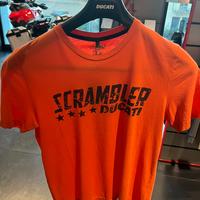 T-shirt orange slip scr