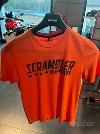 T-shirt orange slip scr