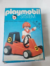 Playmobil 3575 System Vintage 1979 Go Kart OVP