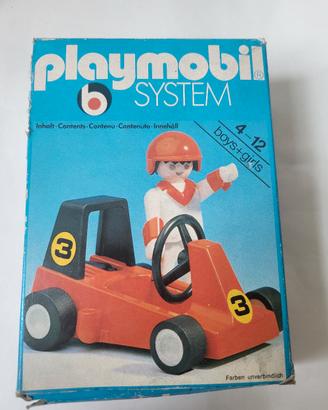 Playmobil 3575 System Vintage 1979 Go Kart OVP