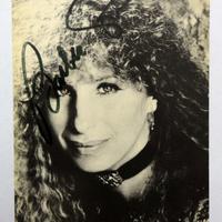 Barbra Streisand, Autografo Originale - LOA