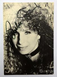 Barbra Streisand, Autografo Originale - LOA