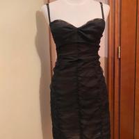 Abito in tulle goffrato