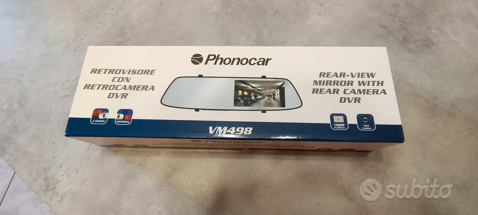 Specchietto retrovisore DVR con retrocamera VM494 PHONOCAR - Norauto