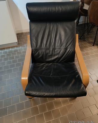 poltrona pelle Ikea